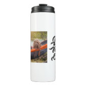 最高のMom Ever モダン Script パーソナライズされた Photo タンブラー (正面)