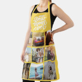 最高のMom Ever 12パーソナライズされた写真コラージュ黄色 エプロン (インサイチュ)