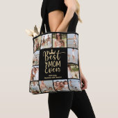 最高のMom Ever 12 Photo Collage トートバッグ (クローズアップ)