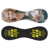 最高のMom Ever 2フォトコラージュ ソフトボール (パネル)