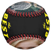 最高のMom Ever 2フォトコラージュ ソフトボール (裏面)