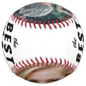 最高のMom Ever 2フォトコラージュ ソフトボール (裏面)