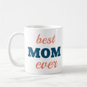 最高のMom Ever 4写真コラージュカスタマイズ写真Mom Ever 4 コーヒーマグカップ (左)