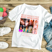 最高のMom Ever 8カスタムSangria Filter Photo Tシャツ