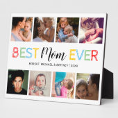 最高のMom Ever 8 Photo Collage Platue フォトプラーク (側面)