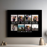最高のMom Ever Customizableブラックフォトコラージュ キャンバスプリント<br><div class="desc">「Mom 最高の Ever Customizable Black Photo Collage Canvas Print」は、優れた母親を対象にパーソナライズされた設計された祝最高傑作。このキャンバスのプリントは、大切に思ユニークい込んだ家族の写真のコラージュ、感謝と愛情を象徴する心のこもった贈り物を作成することができる。黒いデザインエレガントで、どんな装飾も補い、永遠の形見として機能する。様々な特別な機会に適しており、大切な思い出を美しく捉え、お母さんに深いの愛を伝え、暖かさと感傷的な場所として自宅を作り上げる。</div>