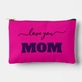 最高のMom Ever Customizable名前と画像 アクセサリーポーチ (正面)