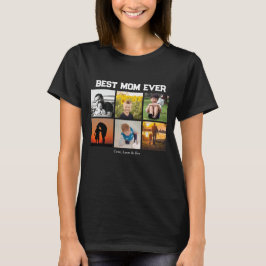 最高のMom Ever Customizable名前と画像 Tシャツ