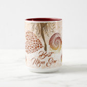 最高のMom Ever Dancer Spiralハート母の日おもしろい マグカップ (中央)