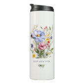 最高のMom Ever English Garden Flowers Bouquet タンブラー (回転右)