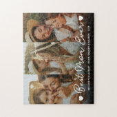 最高のMom Ever Family 3 Photo Mothers Day Script ジグソーパズル (縦)