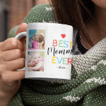 最高のMom Ever Gift写真 コーヒーマグカップ<br><div class="desc">ママパーソナライズされたコーヒのマグは文字最高のの"mommy ever"と日付をフィーチャー。さらに8家族の写真は自分カスタマイズの写真と一緒にこれをさらに特別なママの贈り物にする。</div>
