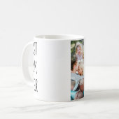 最高のMom Ever Instagram写真モダンコラージュ コーヒーマグカップ (正面左)
