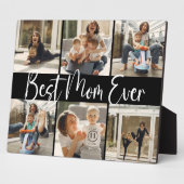 「最高のMom Ever' Keepsake 6 Photo Collage Platーク フォトプラーク (側面)