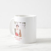 最高のMom Ever Minimalistタイプライター文字 コーヒーマグカップ (正面左)