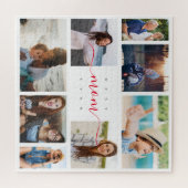 最高のMom Ever Mother's Day写真コラージュ ジグソーパズル (横)