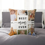 最高のMom Ever - Mother's Day Photo Collage クッション<br><div class="desc">お祝母さん最高のは「お母さん・エバ」母の日の写真コラージュ装飾用クッション。大切パーソナライズされたな写真のコラージュを美しくアレンジし、特別な瞬間や思い出を捉えた枕。心のこもったメッセージ「最高のMom Ever」は愛情のあるtouchを加える。柔らかく高品質丈夫な生地で作られ、心地よいとスタイルを兼ね備えている。取り外し可能なカバーは、機械洗浄可能な簡単気にである。この意味のある記念の品は、母の日、誕生日、または任意の大事な行事のための完璧な贈り物である。</div>
