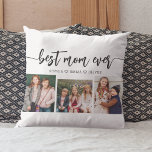 最高のMom Ever - Mother's Day Photo Collage クッション<br><div class="desc">母祝の日と母の日は最高の写真コラージュの装飾用クッション。お母パーソナライズされたさんと特別な瞬間を捉えた美しいコラージュの大切な写真。素材から作ら高品質れスタイリッシュ、ベッドやソファに表示するのに最適な、感傷的なtouchを任意の宇宙に追加する。母の日や特別な日に理想的な、この枕はあなたの母と一緒にユニーク共有の絆と思い出を尊重する。</div>