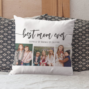 最高のMom Ever - Mother's Day Photo Collage クッション