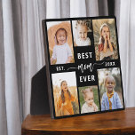 最高のMom Ever - Mother's Day Photo Collage フォトプラーク<br><div class="desc">お祝母さん最高のは「お母さん前」母の日の写真コラージュのプラーク。大切パーソナライズされたな写真のコラージュが美しく並び、特別な瞬間や思い出を捉える。心のこもったメッセージ「最高のMom Ever」は愛情のあるtouchを加える。仕上げ高品質の素材お洒落で作られ、自宅での展示に最適。この意味のある記念の贈り物は、母の日、誕生日、または任意の大事な行事のための理想的な贈り物であり、愛を称え、あなた共有を結びつける。</div>