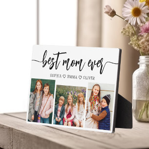 最高のMom Ever - Mother's Day Photo Collage フォトプラーク