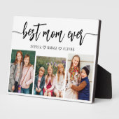 最高のMom Ever - Mother's Day Photo Collage フォトプラーク (側面)
