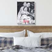 最高のMom Ever Mother's Day Stretted Canvas Print キャンバスプリント (インサイチュ (寝室))