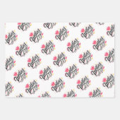 最高のMom Ever Mothers Day Wrapping紙 ラッピングペーパーシート (正面2)