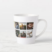 最高のMom Ever Name & Photo Collage母 カフェラテマグ (右)