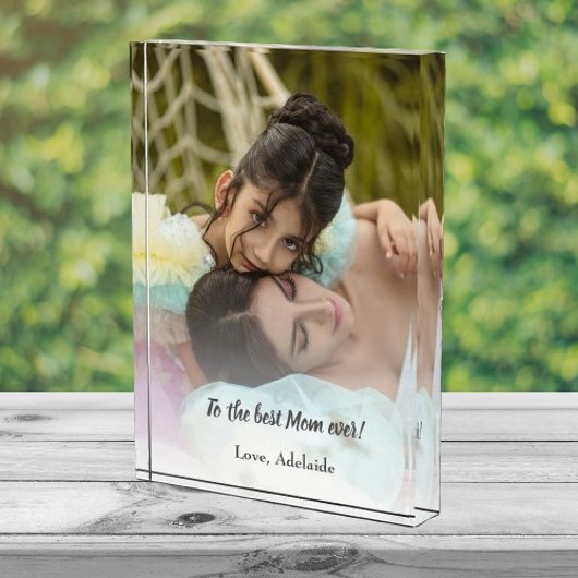 最高のMom Ever Photo Block フォトブロック