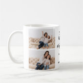 最高のMom Ever Photo Collageとスクリプかわいらしト コーヒーマグカップ (左)