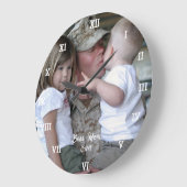 最高のMom Ever Photo Collage自分で作成 ラージ壁時計 (傾斜)