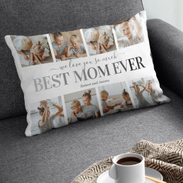 最高のMom Ever Photo Collage アクセントクッション