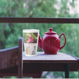 最高のMom Ever Photo Collage カフェラテマグ