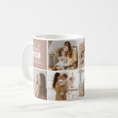 最高のMom Ever Photo Collage コーヒーマグカップ (正面左)
