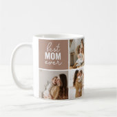 最高のMom Ever Photo Collage コーヒーマグカップ (左)