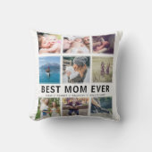 最高のMom Ever Photo Collage Keepake クッション (正面)