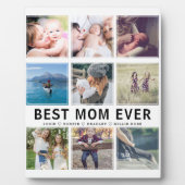 最高のMom Ever Photo Collage Keepake フォトプラーク (正面)