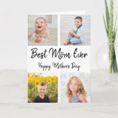 最高のMom Ever Photo Collage Mother's Day Card 招待状 (正面)