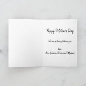 最高のMom Ever Photo Collage Mother's Day Card 招待状 (内部)