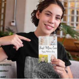 最高のMom Ever Photo Collage Mother's Day Card 招待状