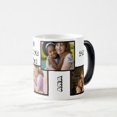 最高のMom Ever Photo Collage & Name モーフィングマグカップ (正面右)