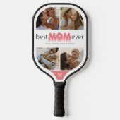 最高のMom Ever Photo Collage Pickleballパドル ピックルボールラケット (裏面)