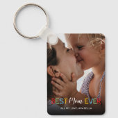 最高のMom Ever Photo Keychain キーホルダー (正面)
