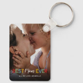 最高のMom Ever Photo Keychain キーホルダー (裏面)