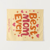 最高のMom Ever Tapestry最高の - for Mom タペストリー (正面(横))