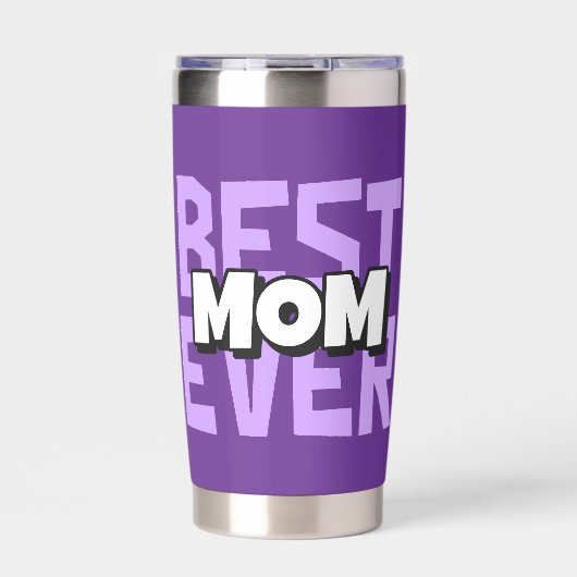 最高のMom Ever Thermal Tumbler – 母の日の贈り物 保温保冷タンブラー (正面)