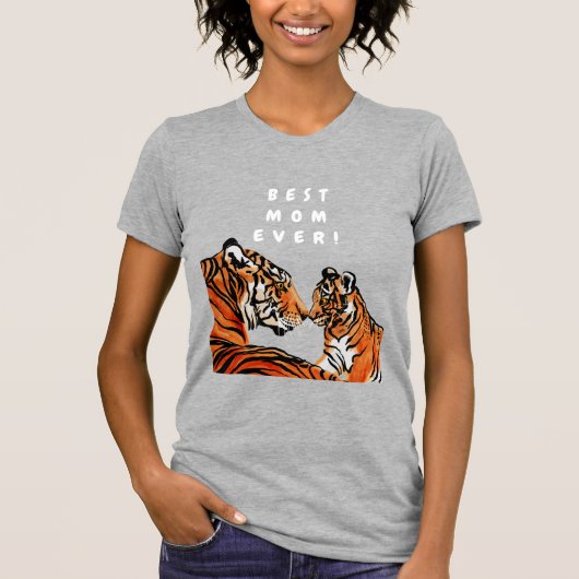 最高のMOM EVER、Tiger Mom Tシャツ (正面)