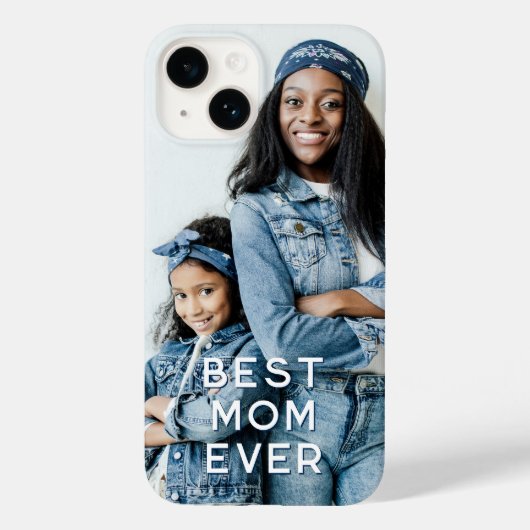 最高のMom Ever Vertical Photo Case-Mate iPhoneケース (裏面)