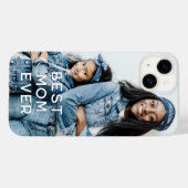 最高のMom Ever Vertical Photo Case-Mate iPhoneケース (裏面 (横))